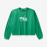 Fila SPORTS SHIRT FILA GREEN / WHITE Bild 4