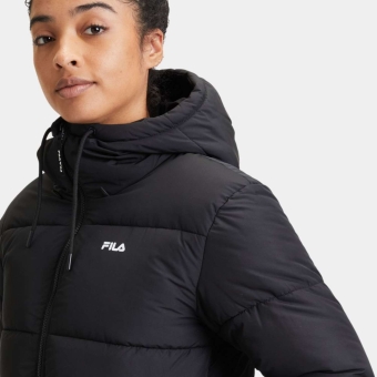 Fila BUURSE puffer jacket black - black | FILA Official