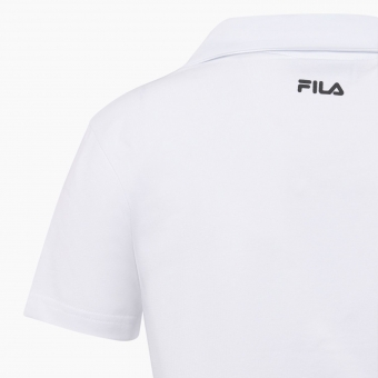 Fila holly cropped ecru fleece shirt cheap