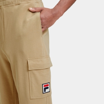 Fila LONGARONE cargo sweat pants cornstalk - beige | FILA Official