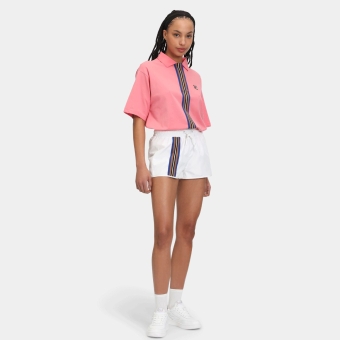 Fila Woven shorts with seven stripes tape detail whi