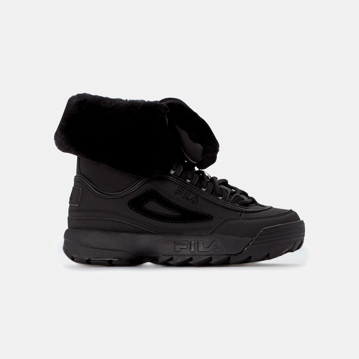 fila disruptor all black