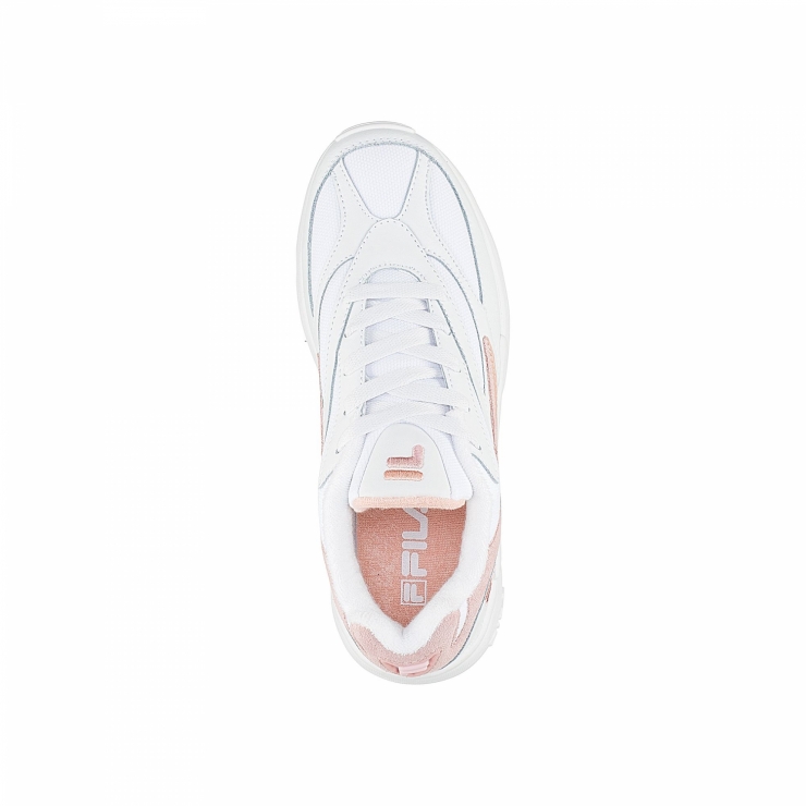 white salmon pink fila