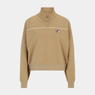 Fila LIEBAU AOP half zip sweater beige Bild 5