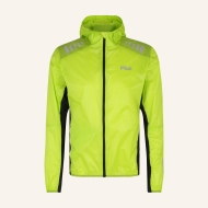 Fila ROMENTINO packable running jacket Acid Lime-Black Bild 5