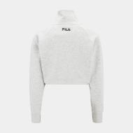 Fila TORREGLIA cropped half zip shirt grey Bild 5
