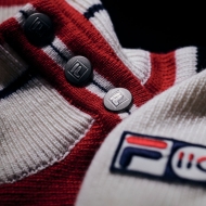 Fila White Rock Cashmere Asym. Half Button Fly Jumper Bild 5