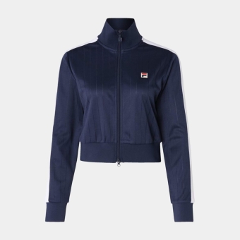 Fila LORCE cropped track jacket - blue | FILA Official