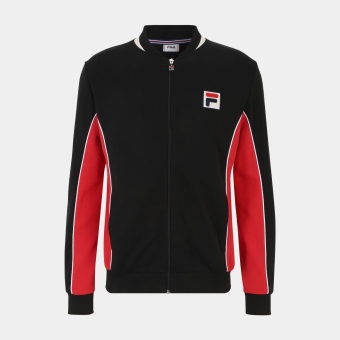 Fila SETTANTA track jacket black-true red - red | FILA Official