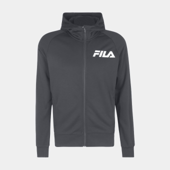 【FILA】 Mesh Hooded Zip-Up Cover-Up / 追跡付 Fila Sport Women's Size Medium Purple Black Mesh Hooded Zip