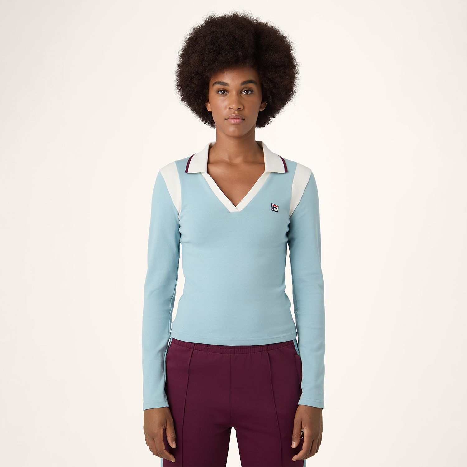 Fila ADRIANO slim johnny collar top Bild 1