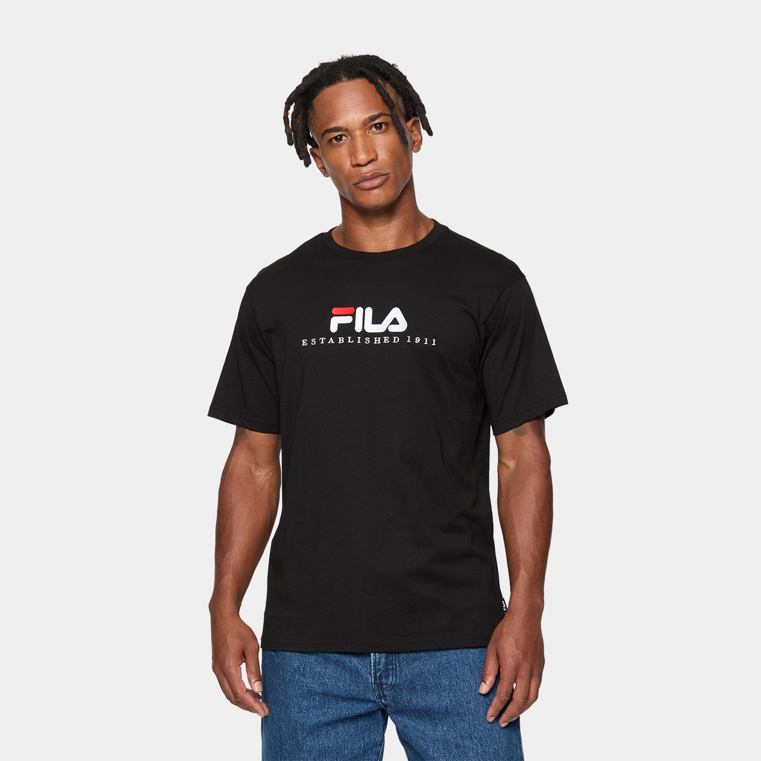 Fila black tee discount