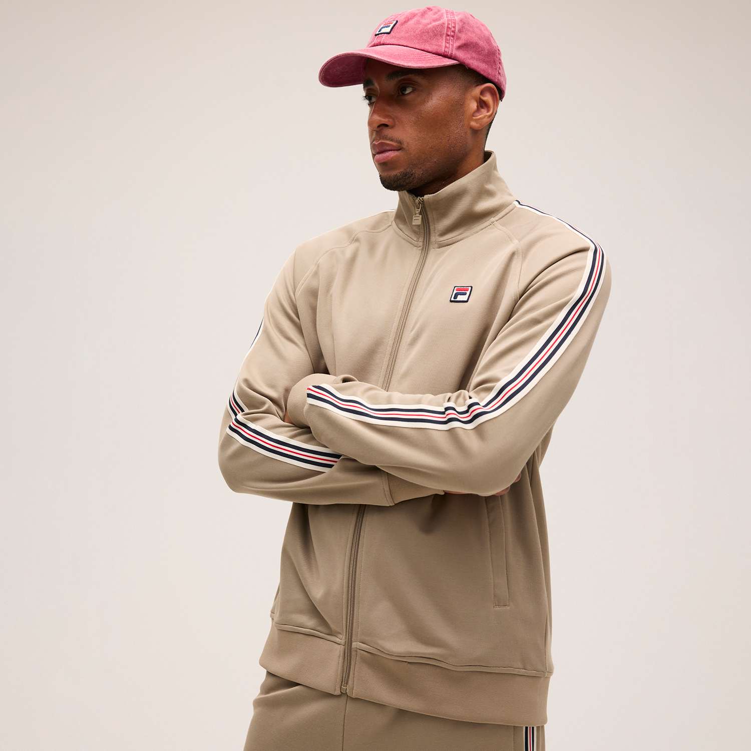 Fila BIELLA regular taped pique track jacket Bild 1