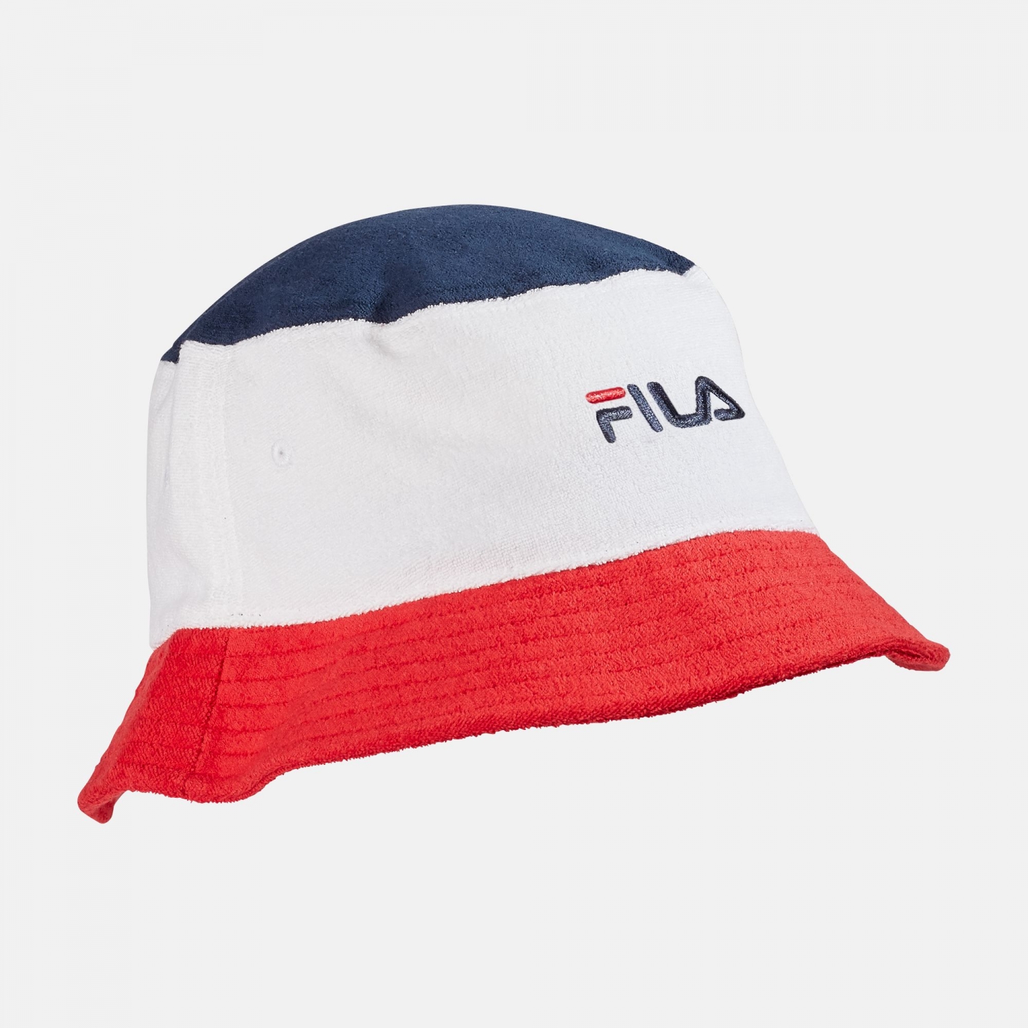 Fila Blocked Bucket Hat navywhitered multi coloured FILA Official
