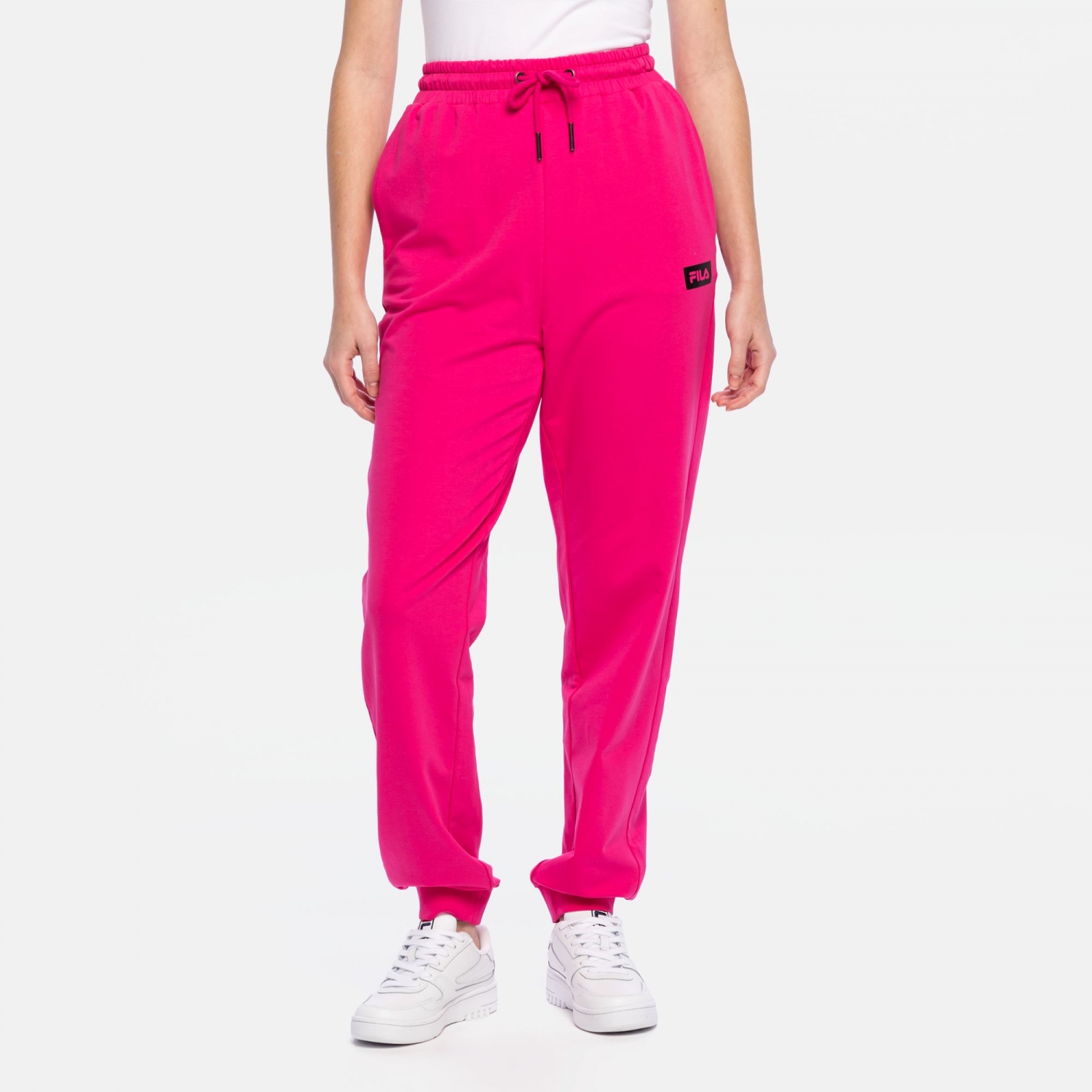 FILA Women's Regular Fit Track Pants (12012360_Pea_S) 