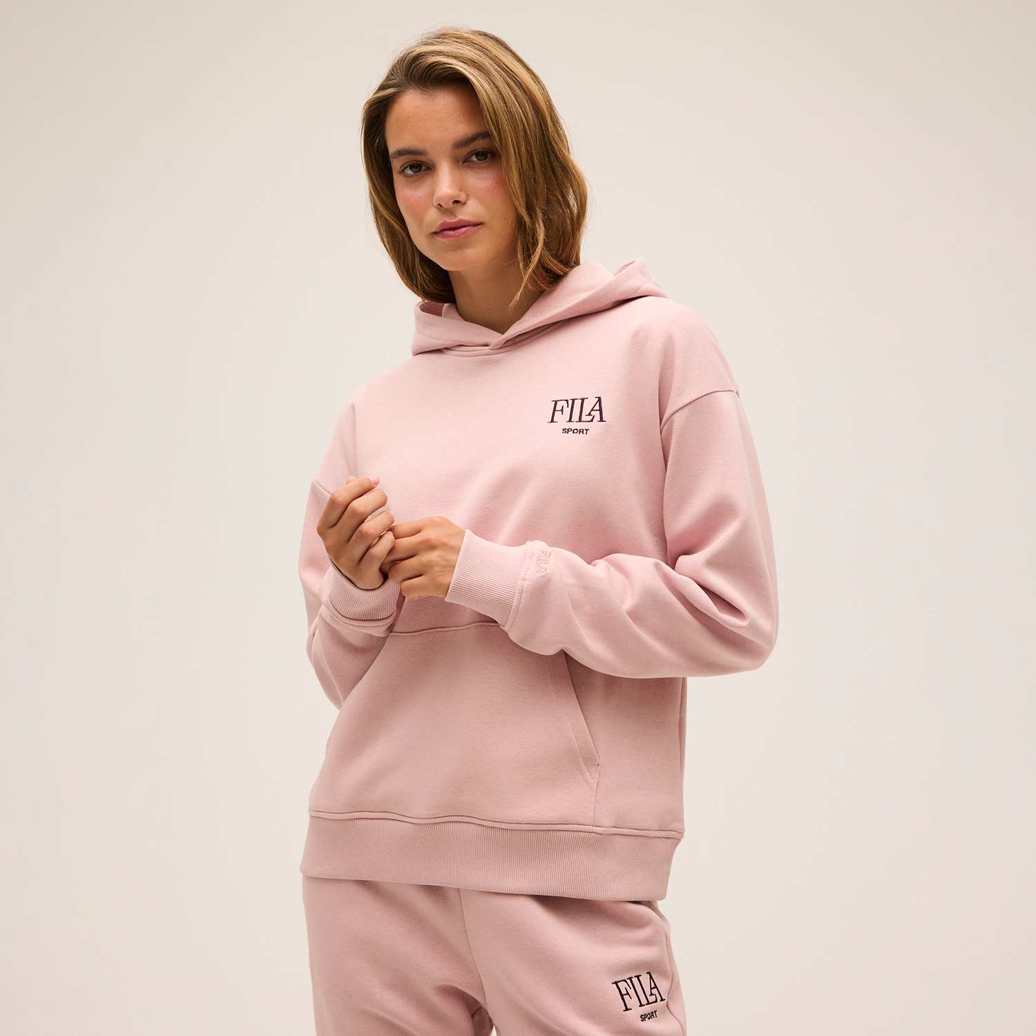 Fila CASATEIA relaxed graphic brushed hoodie Bild 1