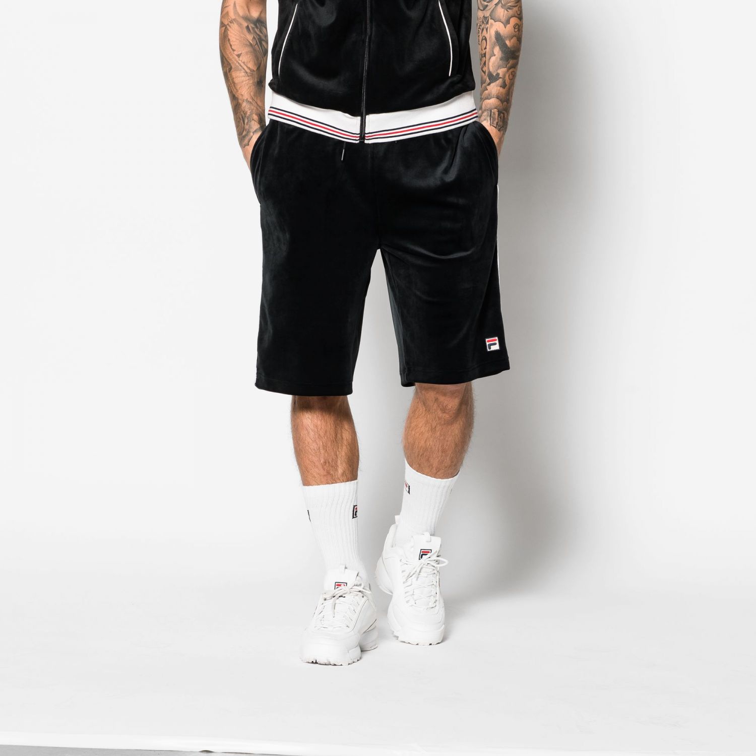 Fila Christaudo Velour Short 00014201600562 bl... FILA GERMANY