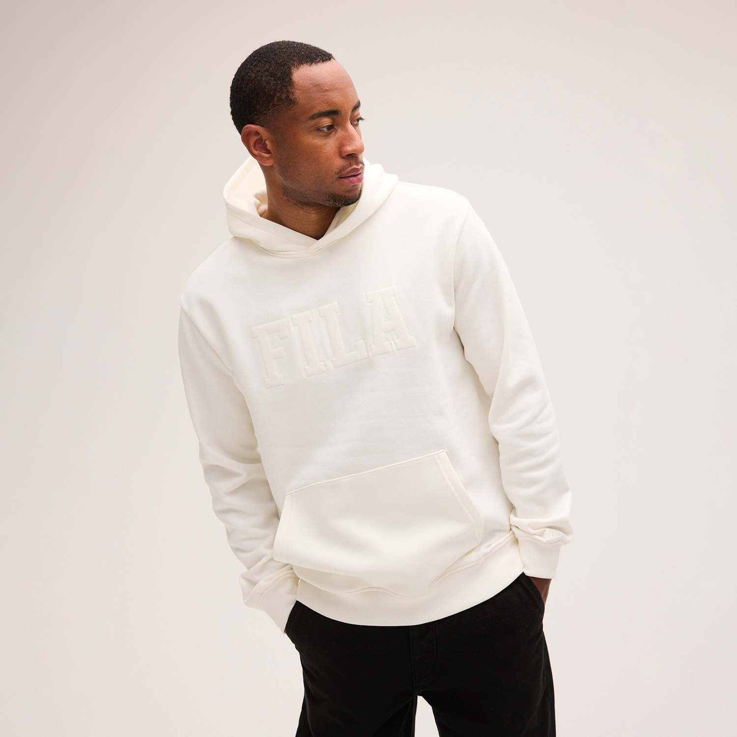 Fila COREDO realxed varsity brushed hoodie Bild 1