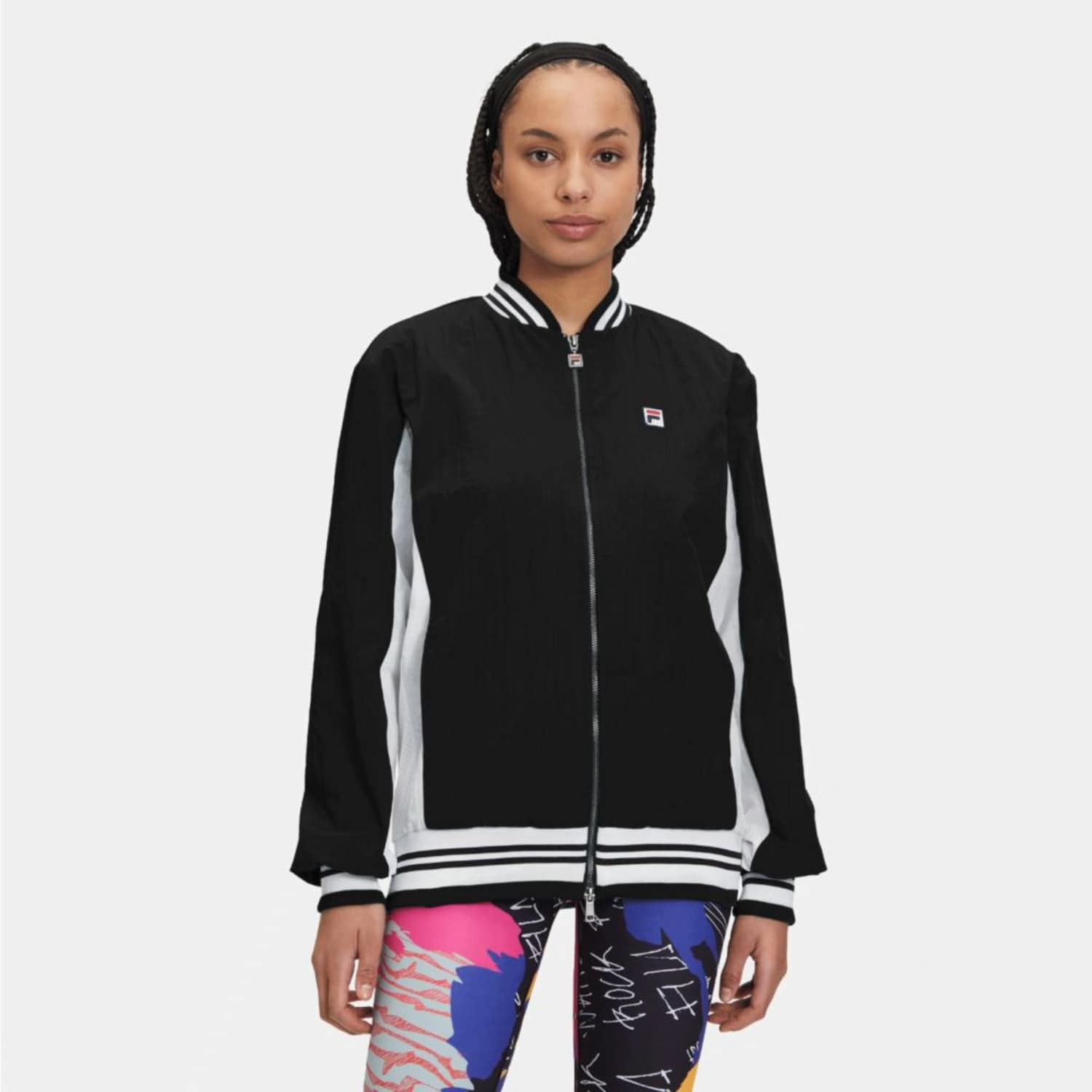 Fila Crinkle nylon settanta jacket black Bild 1