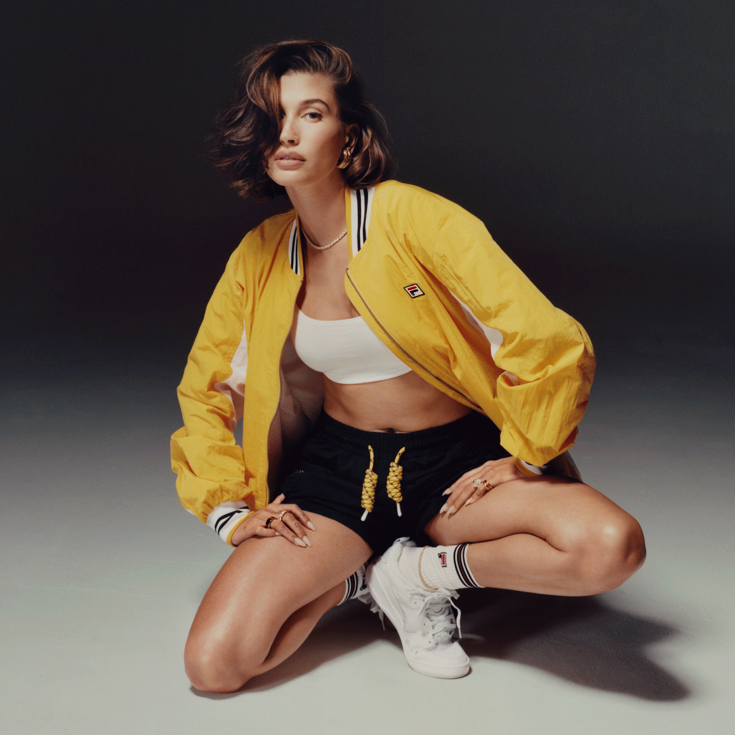 Fila Crinkle nylon settanta jacket yellow - gelb | FILA Official
