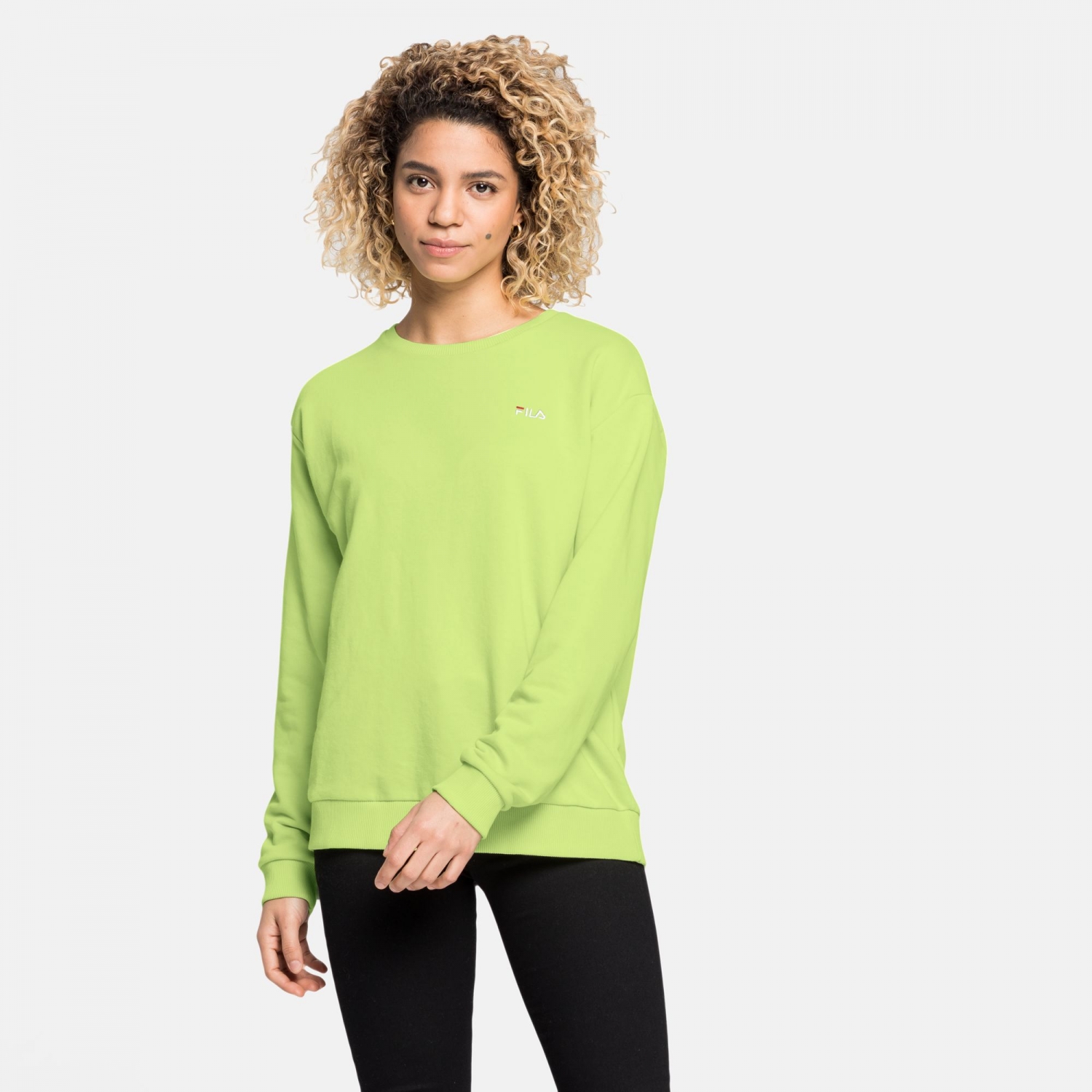 Fila Effie Crew Sweat sharp-green Bild 1