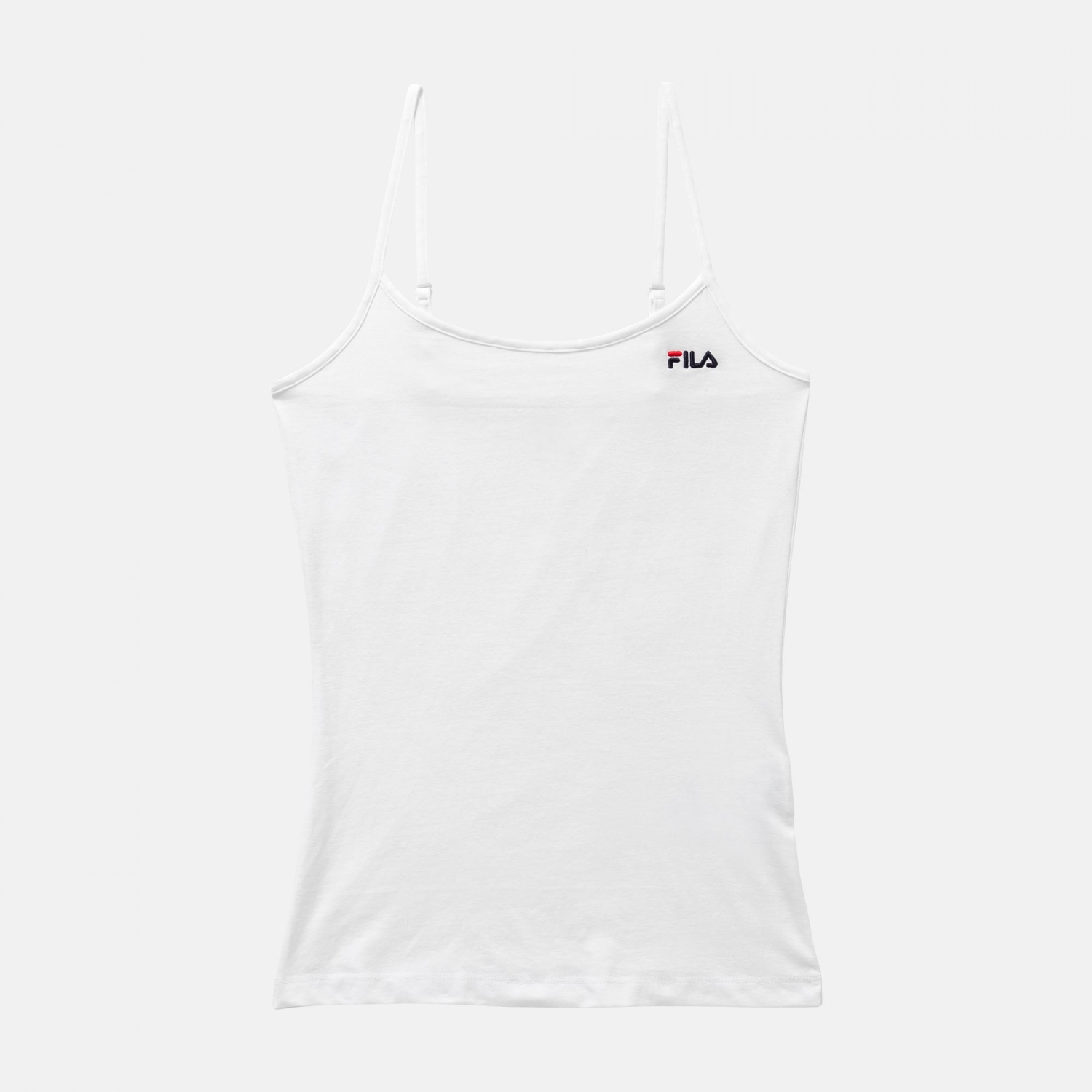 white spaghetti strap top