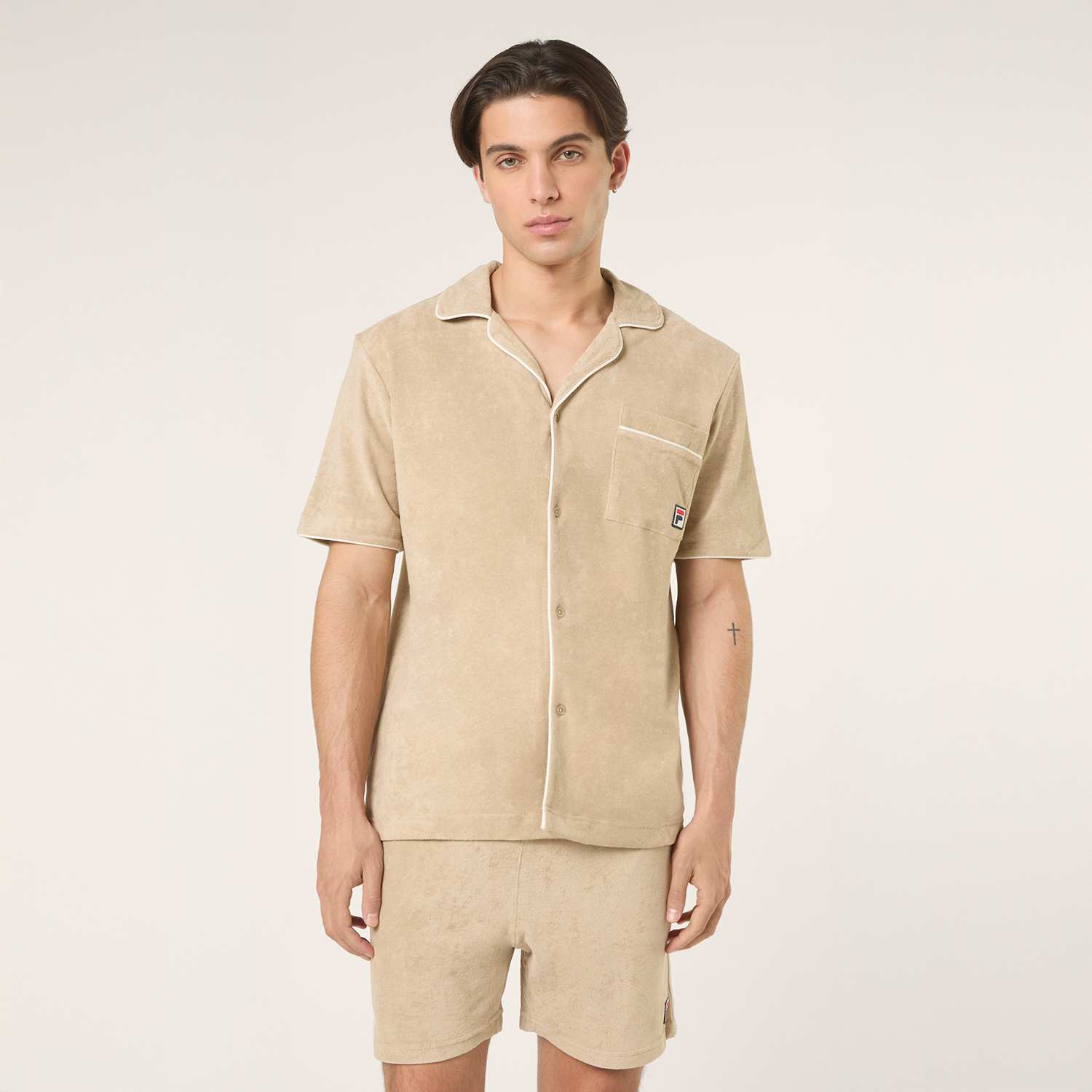 Fila EMPOLI relaxed towelling resort shirt Bild 1