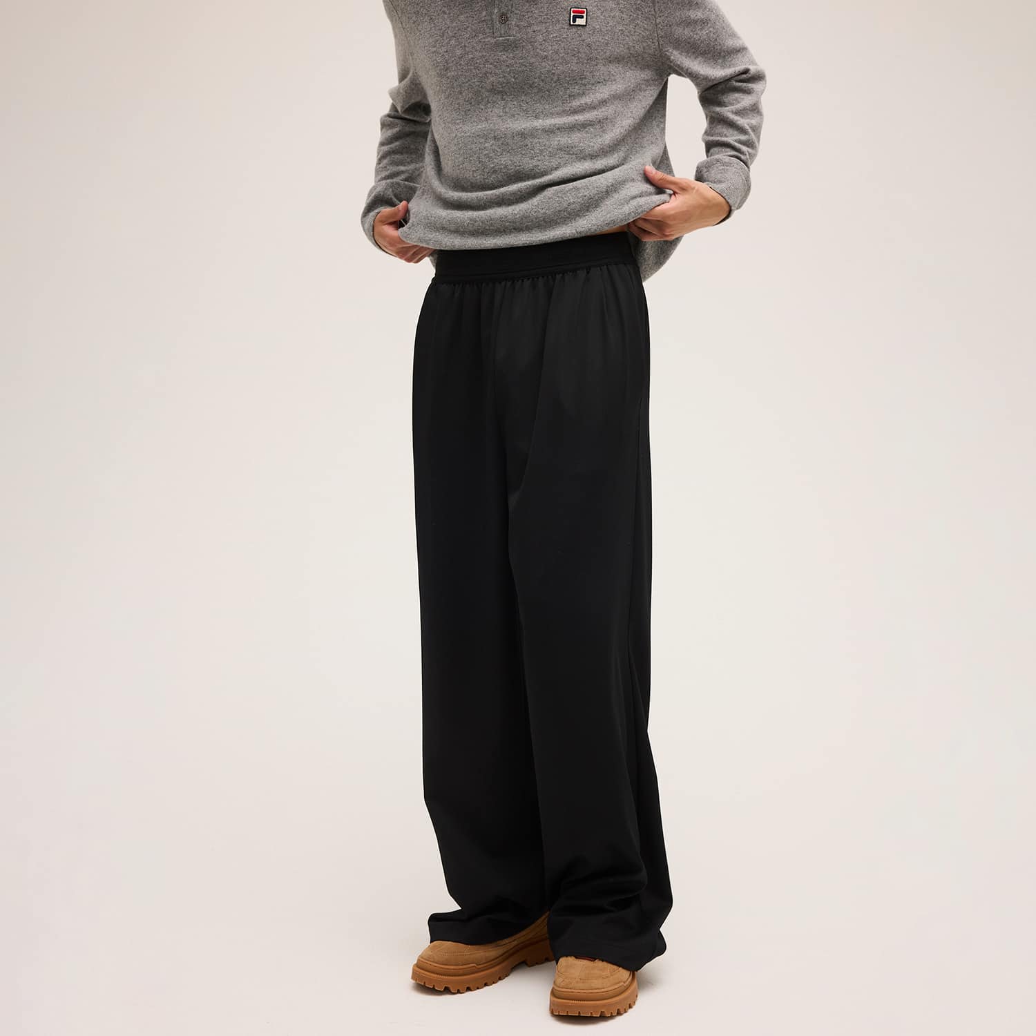 Fila ESINE wide elastic waist pleated trousers Bild 1