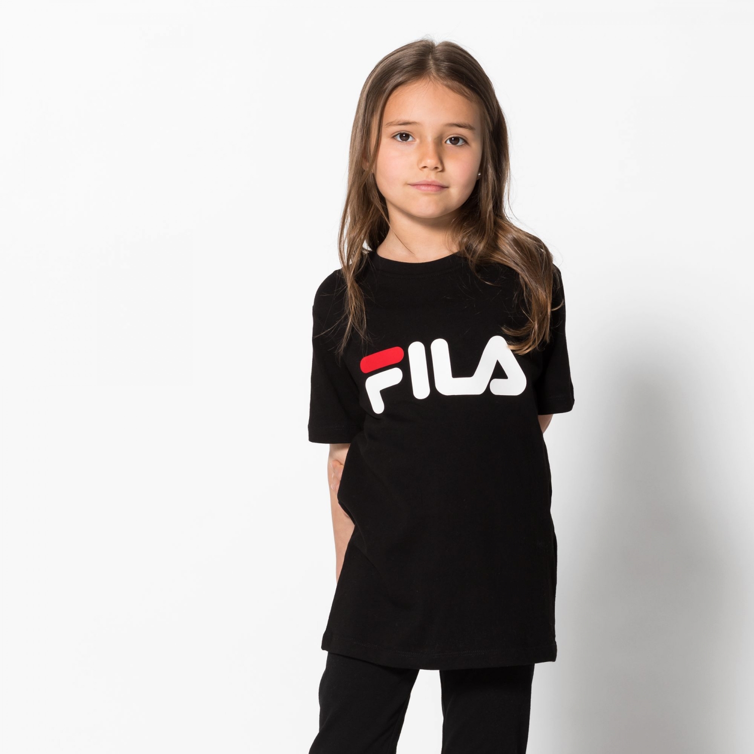 Våbenstilstand Cornwall Ydmyg Fila Kids Classic Logo Tee black - black | FILA Official