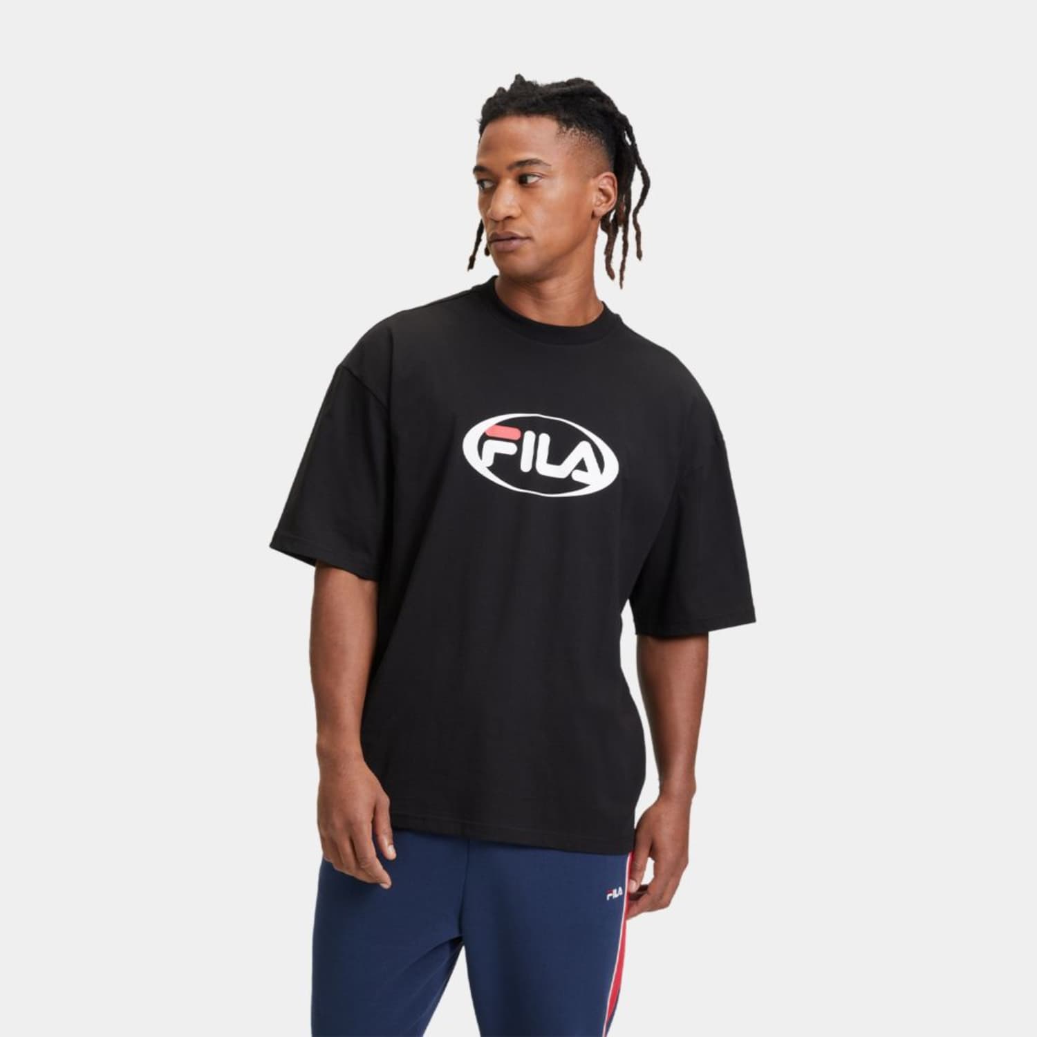 Fila LEMOORE oversized logo tee Black Bild 1