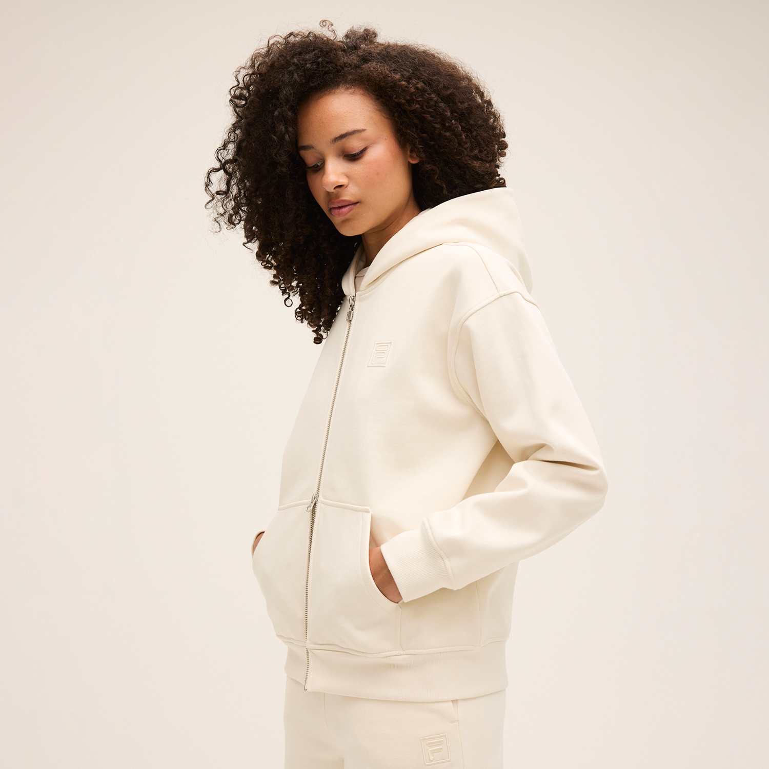 Fila LIMANA loose 2-way zip hoodie jacket Bild 1