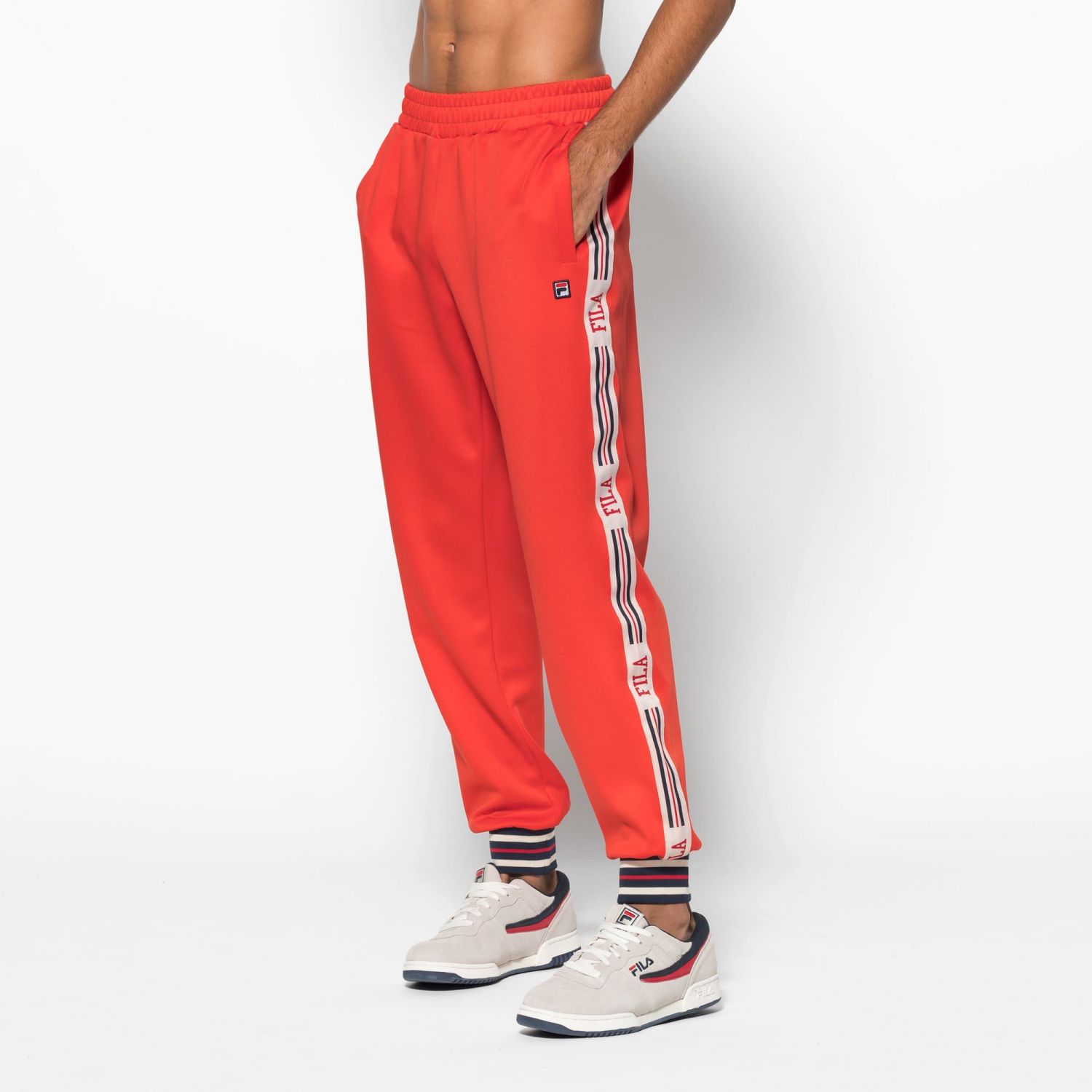 Fila Lou Track Pants red FILA Official