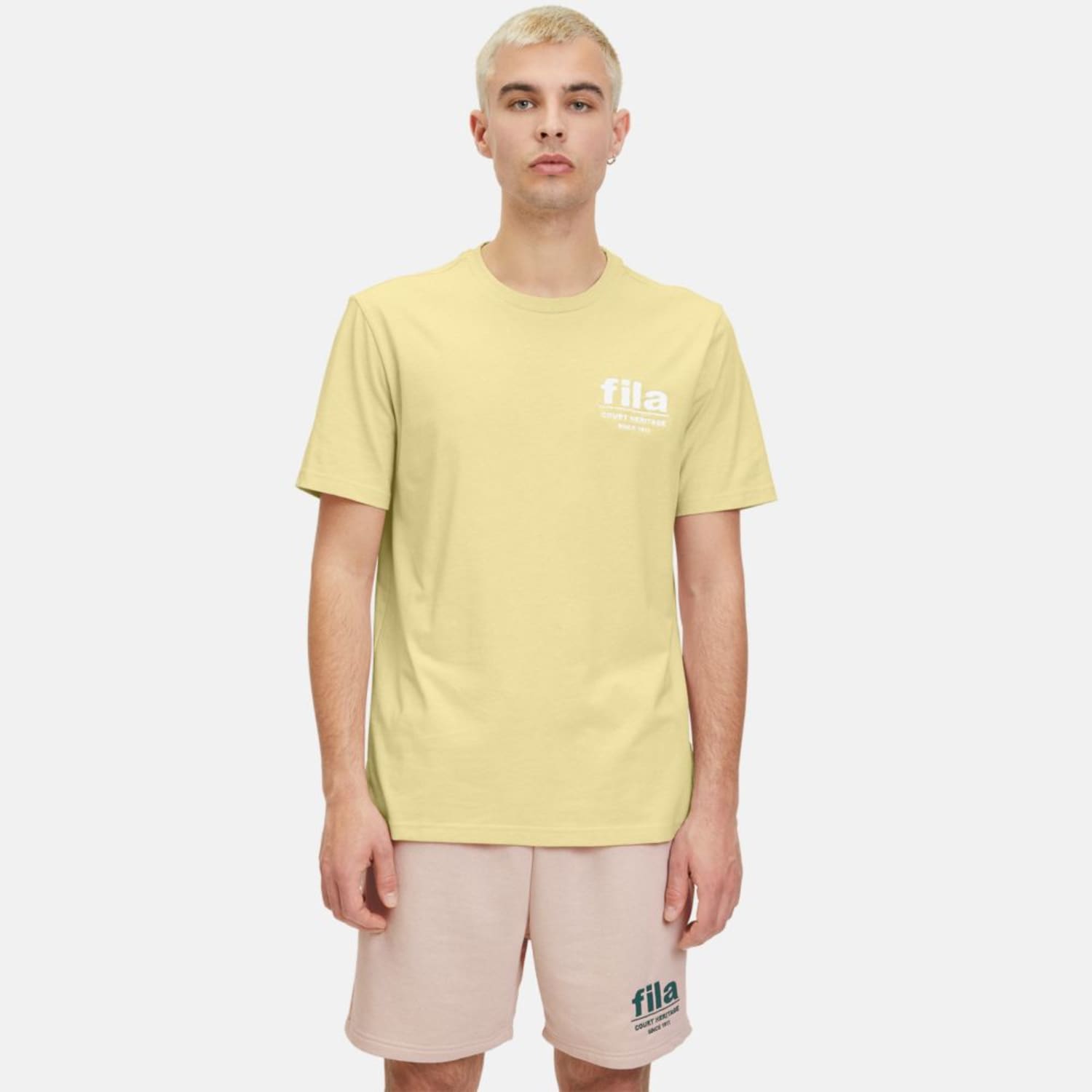 Fila LOUDI graphic tee french vanilla Bild 1