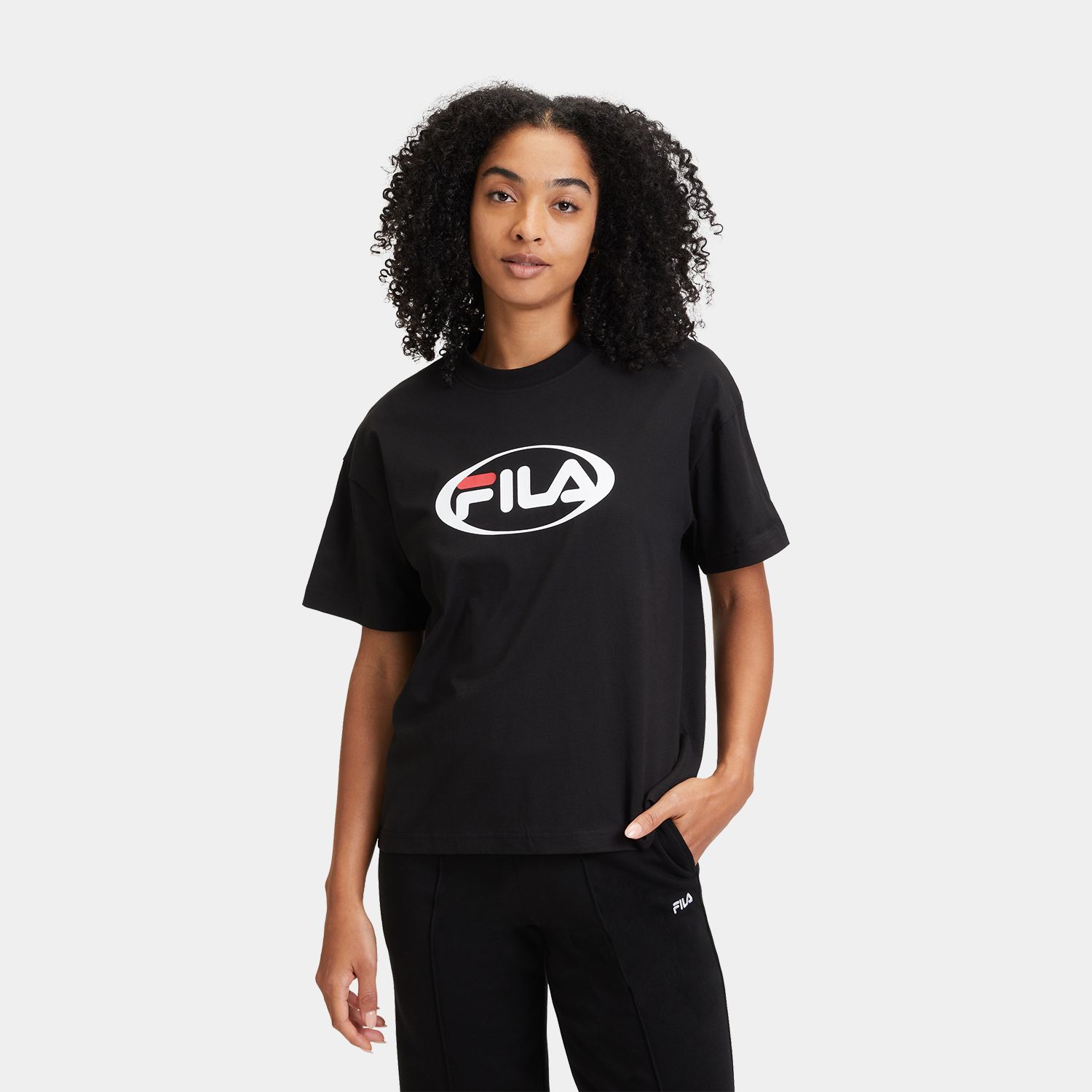 Fila LUKA relaxed tee black black FILA Official