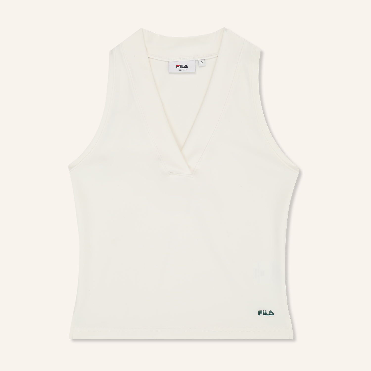 Fila LUNATA graphic sleeveless v-neck top Bild 1