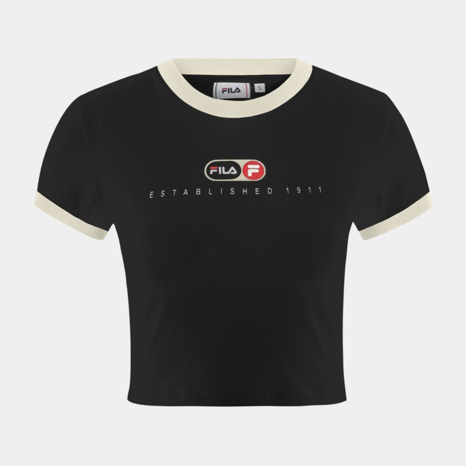 Fila LUVERNE tight ringer tee Black Bild 1