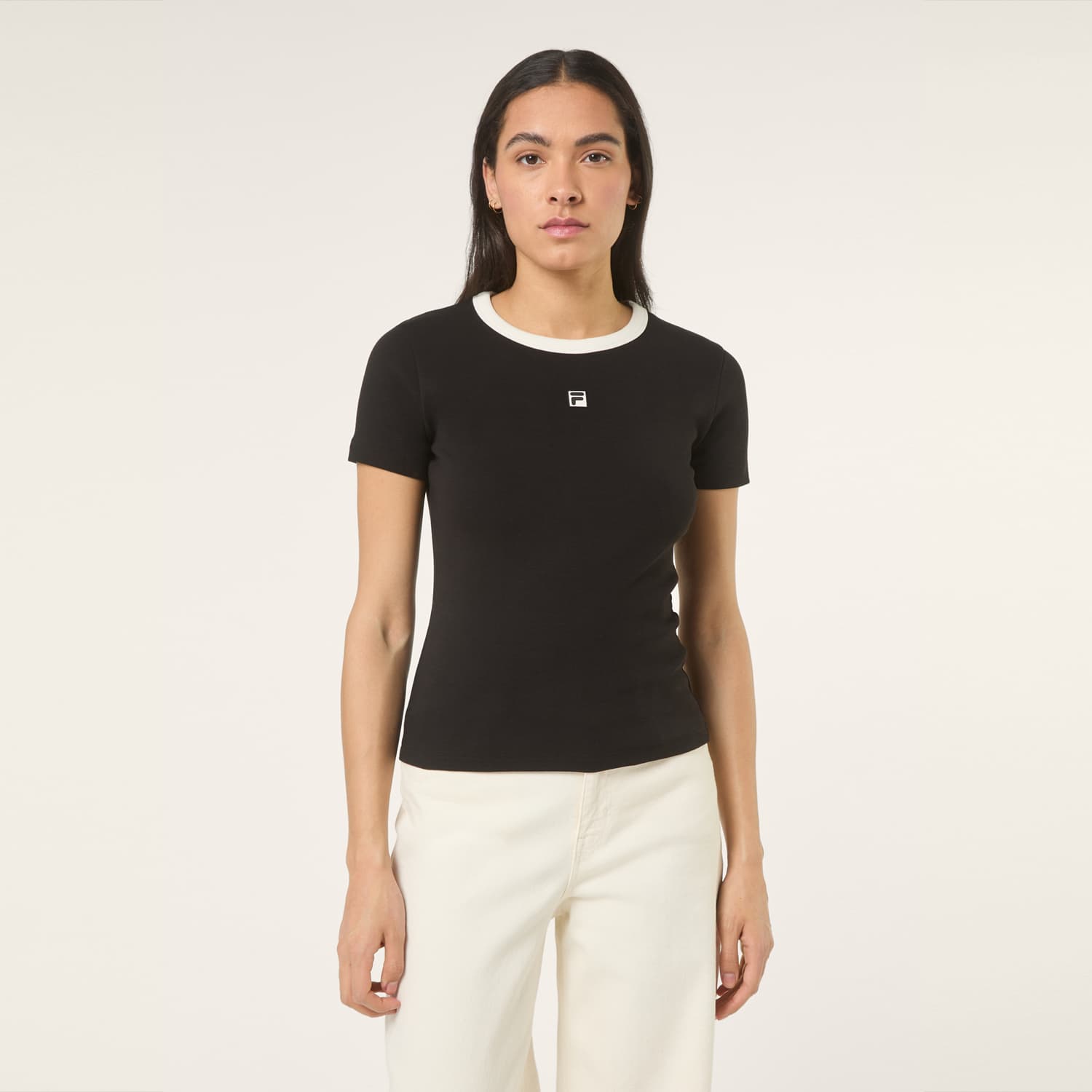 Fila MONTEBENI slim logo rib t-shirt Bild 1