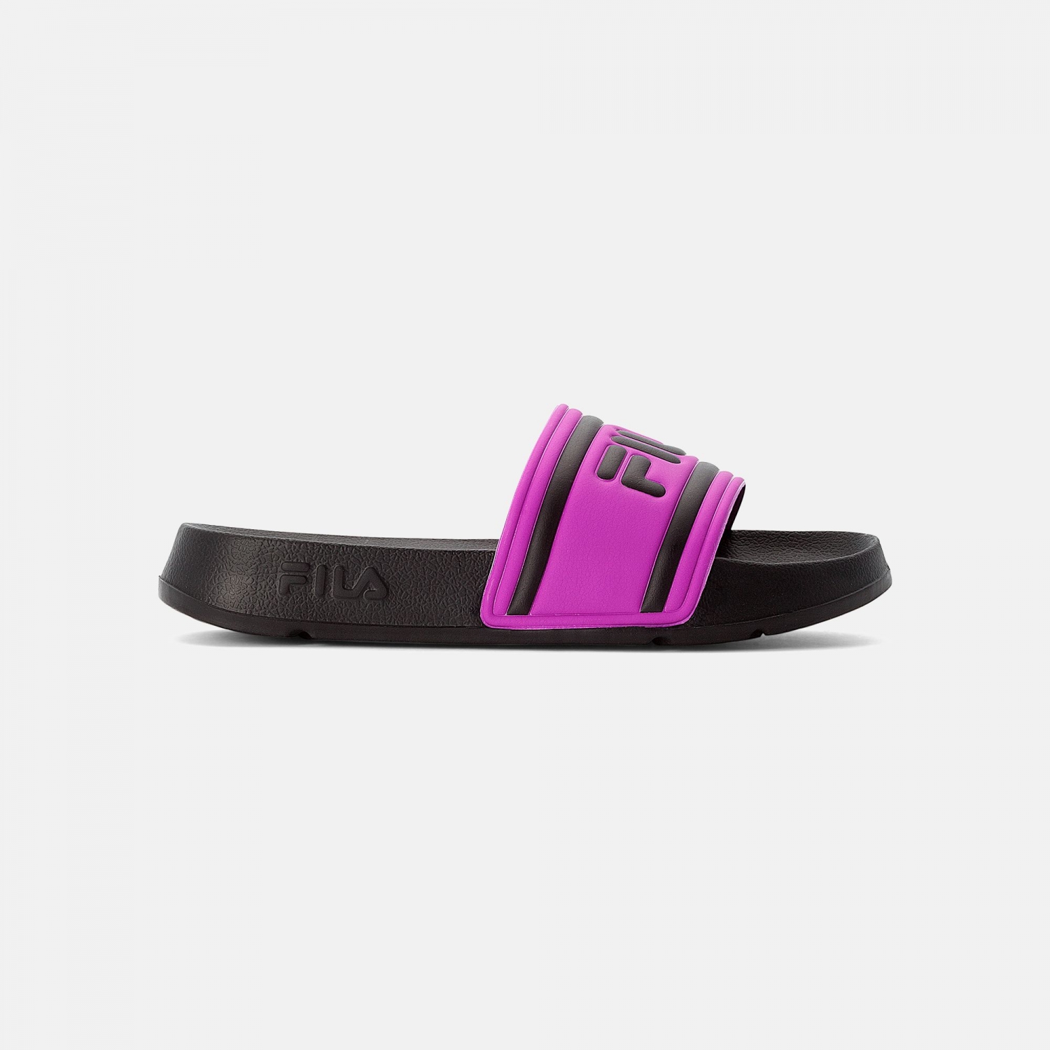 purple fila slides