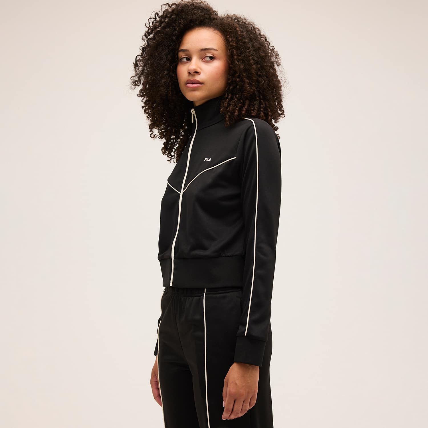 Fila NOVALE regular cropped piping track jacket Bild 1