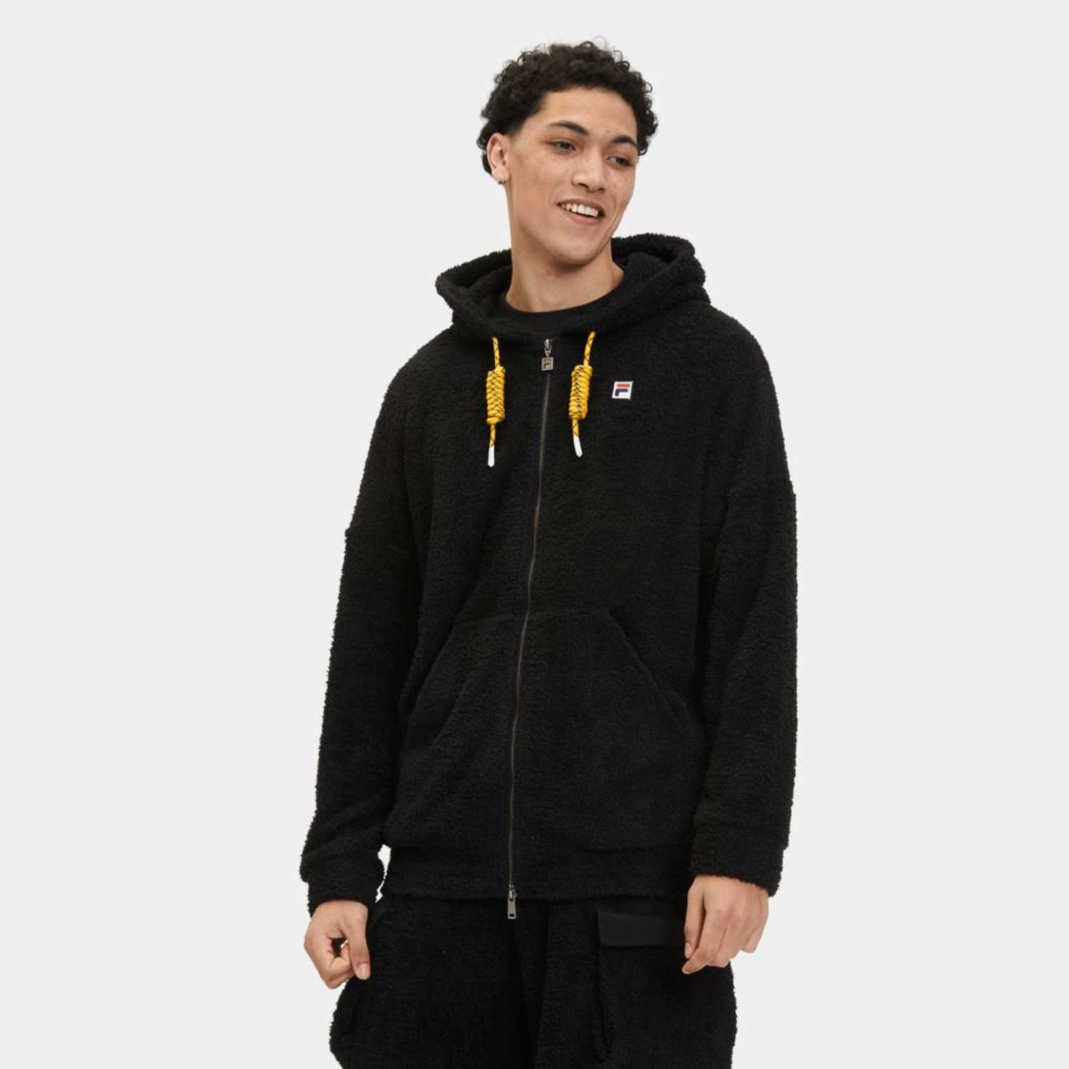 Fila Oversize terry fabric hoodie black Bild 1