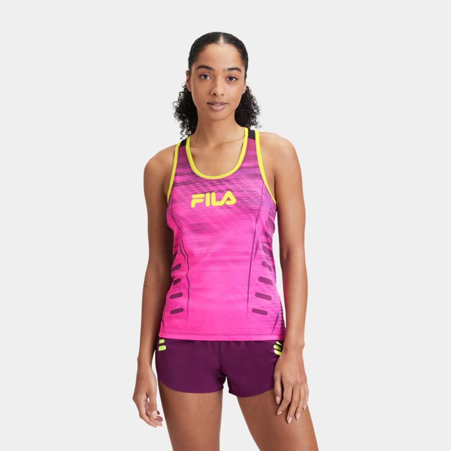 Fila RANICA running tank Pink Glo.Black Bild 1