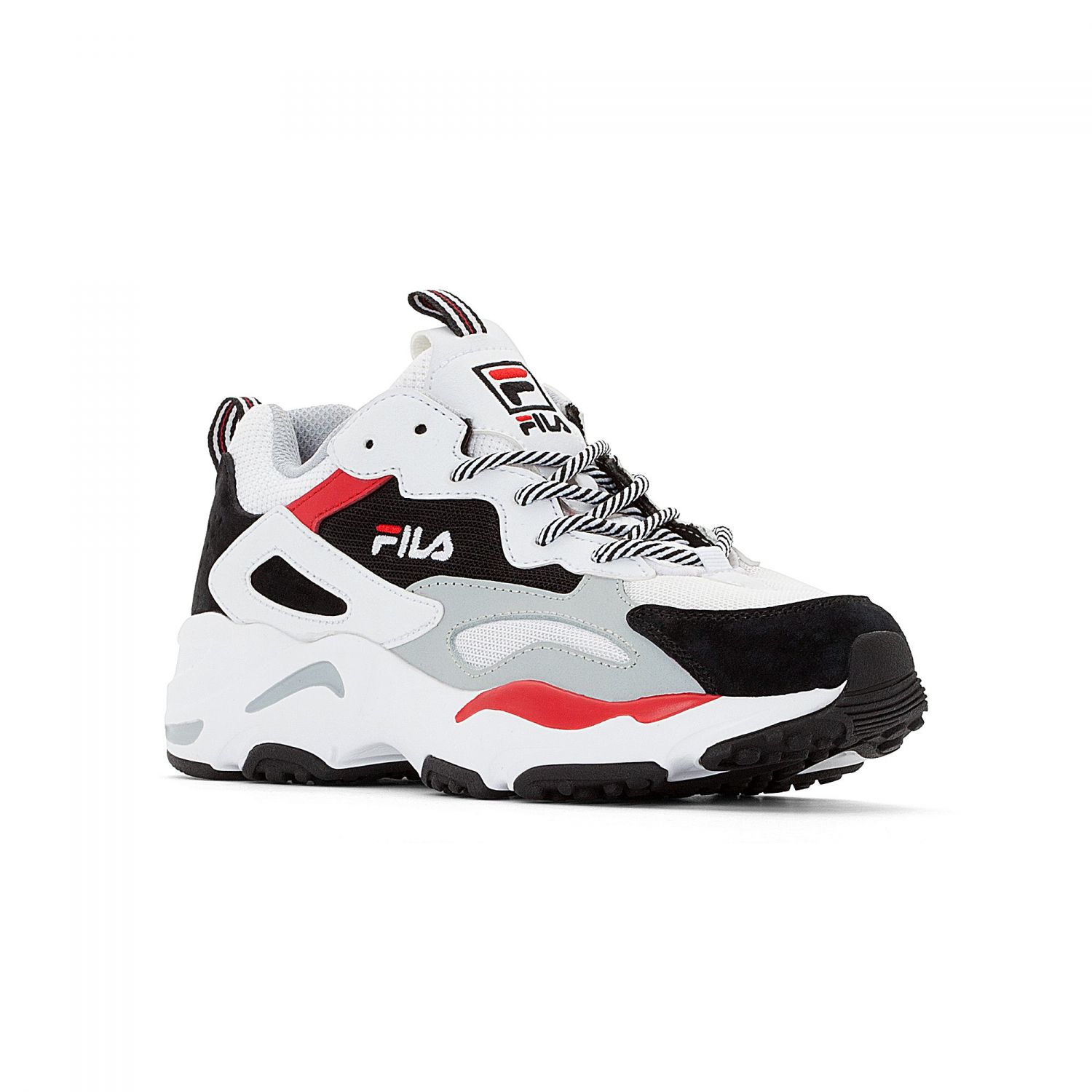 Fila Ray Tracer Wmn white-black-high rise - grey | FILA Official