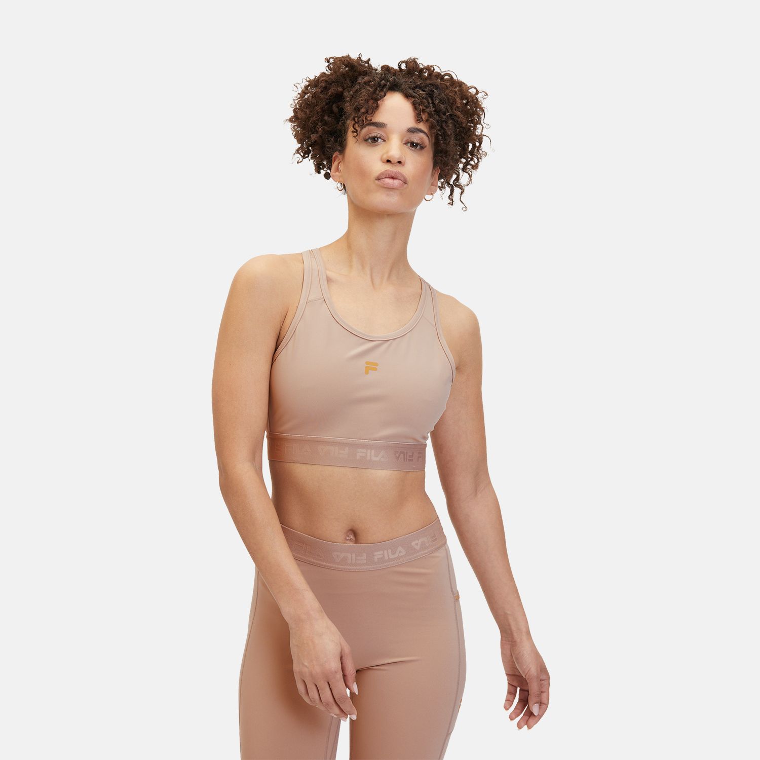 Fila REINOSA running bra mocha meringue beige FILA Official