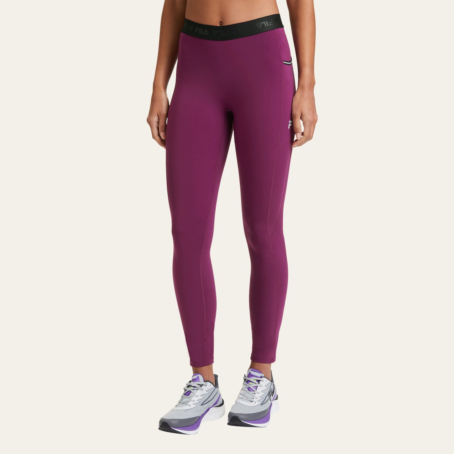 Fila ROSES running tights Plum Caspia Bild 1