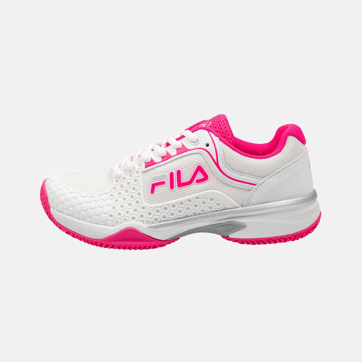 Fila tennis shoes pink deals
