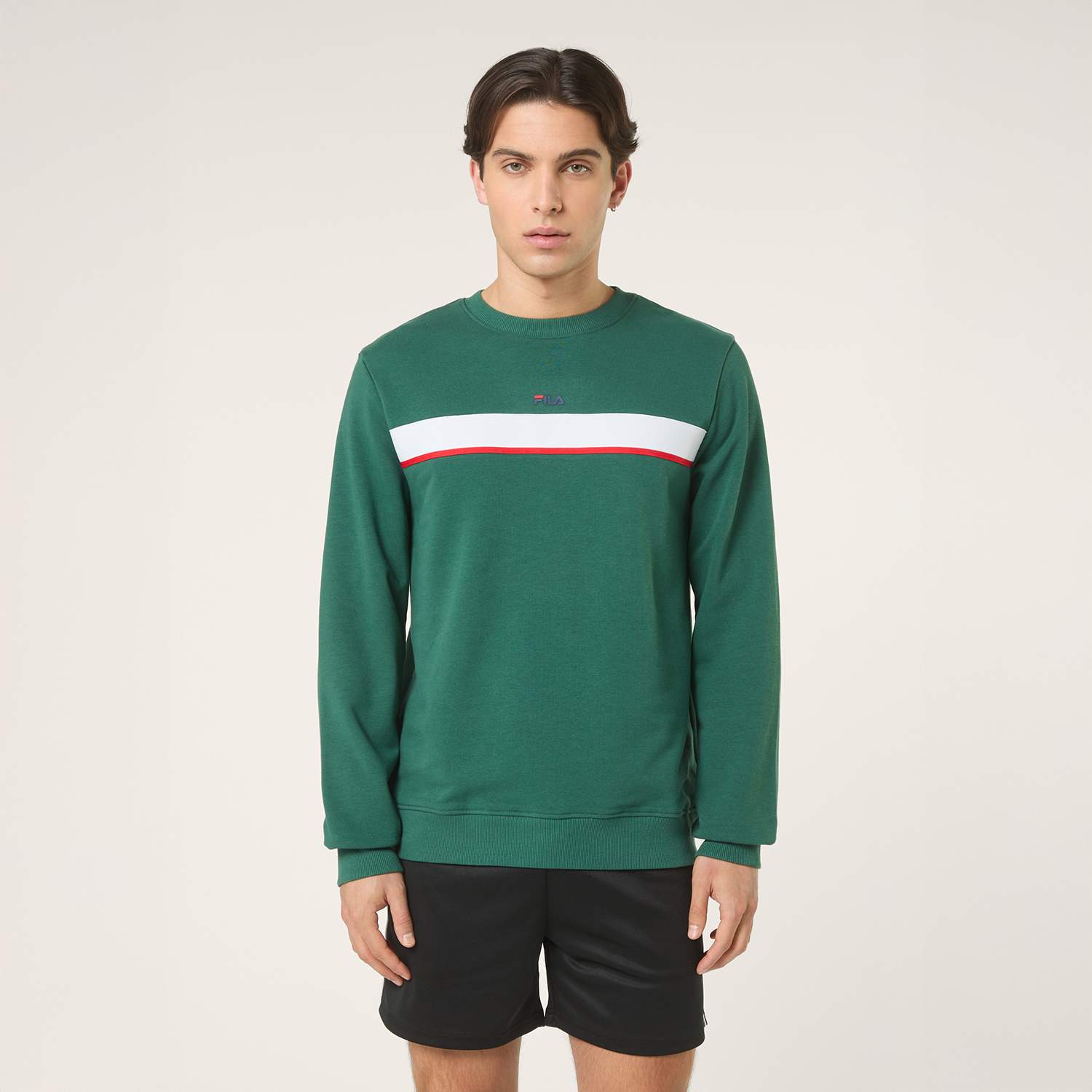 Fila SAGANO regular taped crewneck sweatshirt Bild 1