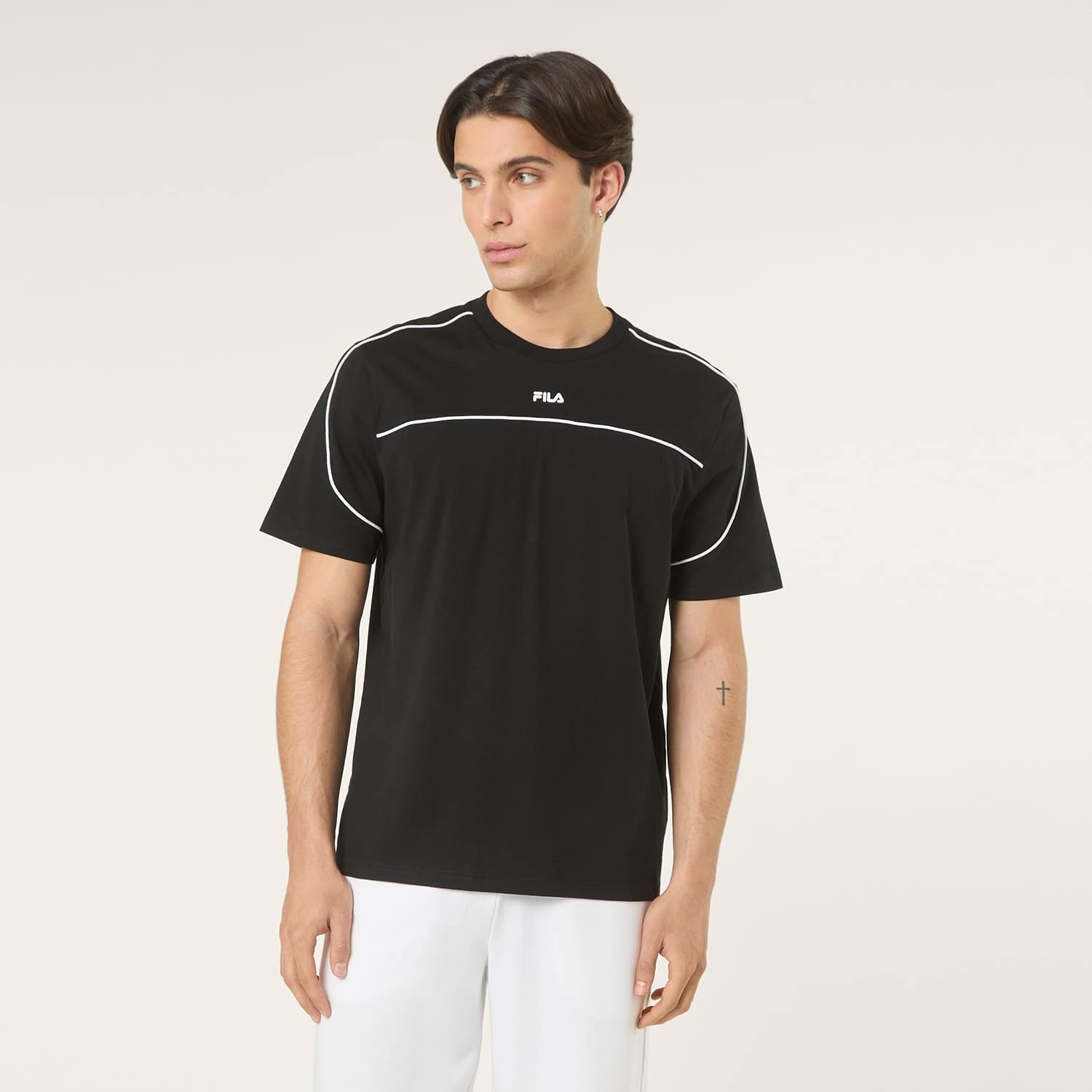 Fila SETTIMELO relaxed contrast piping t-shirt Bild 1