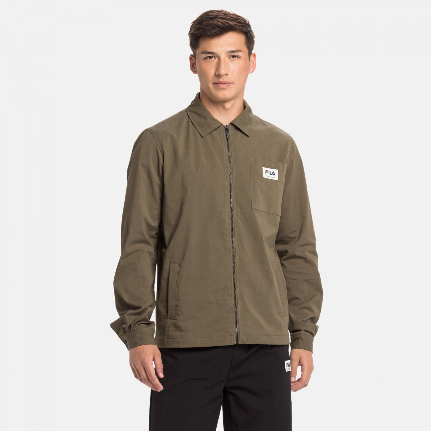 Fila Termoli Coach Jacket burnt olive olive FILA Official