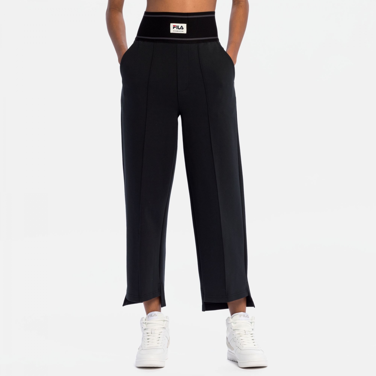 Fila Tirana Cropped Pants - black | FILA Official