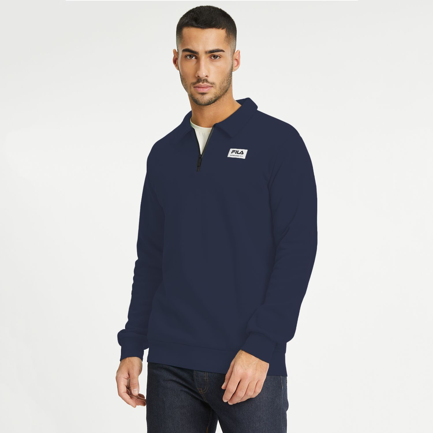Fila Toluca Polo Sweat Shirt black-iris Bild 1